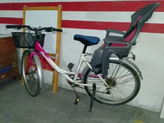 Bicicleta chica con silla
