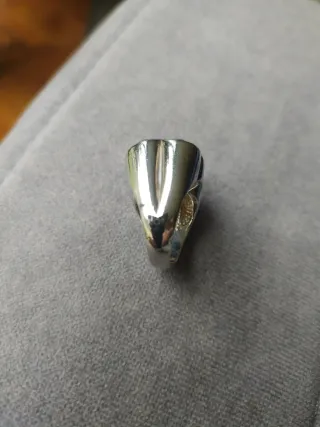 Anillo Tous Oso Piedra Negra Plata