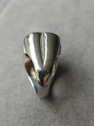 Anillo Tous Oso Piedra Negra Plata