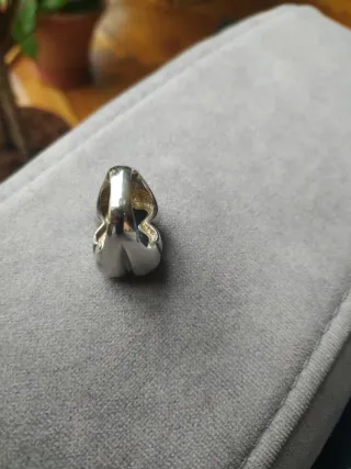 Anillo Tous Oso Piedra Negra Plata