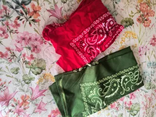 Lote Ropa Chica: Top Negro y Rojo