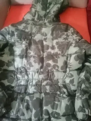 Anorak Koroshi Verde y Negro T. XXL