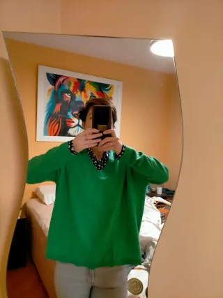 Jersey Massimo Dutti verde