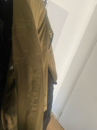 Bomber larga Forever 21 verde oliva