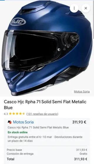 Casco HJC RPHA 71 OPORTUNIDAD