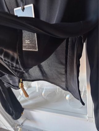 Top crop topElisabetta Franchi nero XS