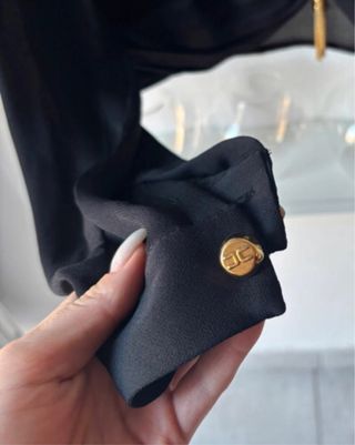 Top crop topElisabetta Franchi nero XS