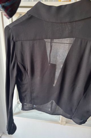 Top crop topElisabetta Franchi nero XS