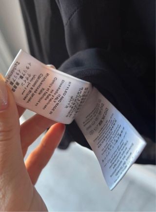 Top crop topElisabetta Franchi nero XS