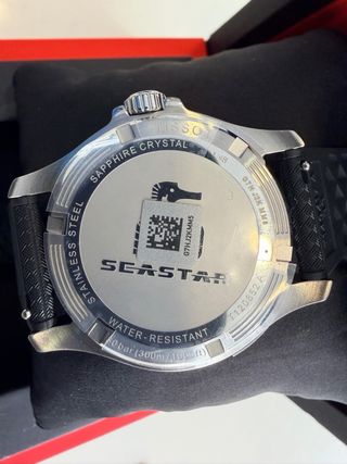 Tissot Seastar 1000 GMT Negro/Plata