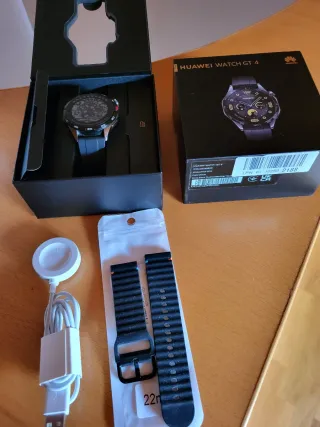 Huawei Watch 4 GT Negro - Correas Regalo. Caja