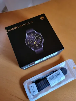 Huawei Watch 4 GT Negro - Correas Regalo. Caja