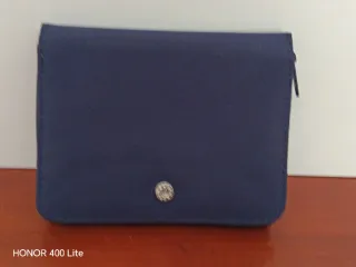 Cartera vintage azul