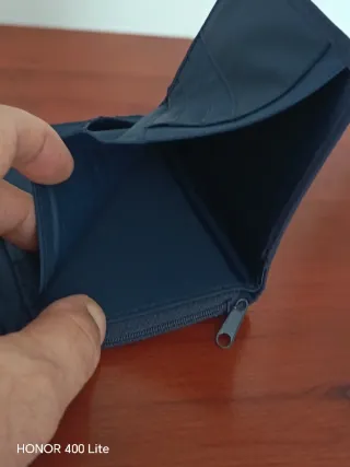 Cartera vintage azul