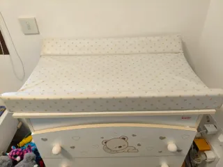 Cuna + cambiador bañera bebé