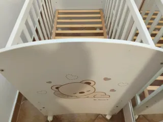 Cuna + cambiador bañera bebé