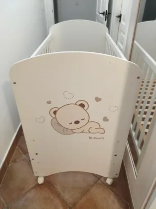 Cuna + cambiador bañera bebé