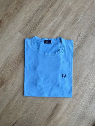 Camiseta Fred Perry Azul Talla L