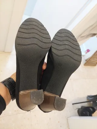 Zapatos Mustang Antelina Negros Talla 49,no envios