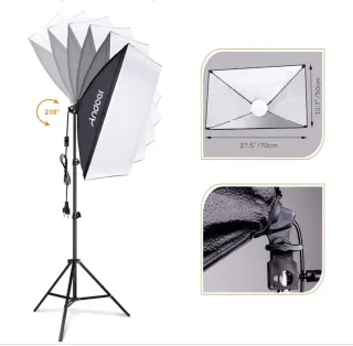 Kit Iluminación Fotográfica Andoer