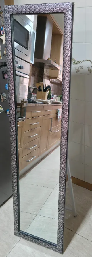 Espejo decorativo metal y cristal