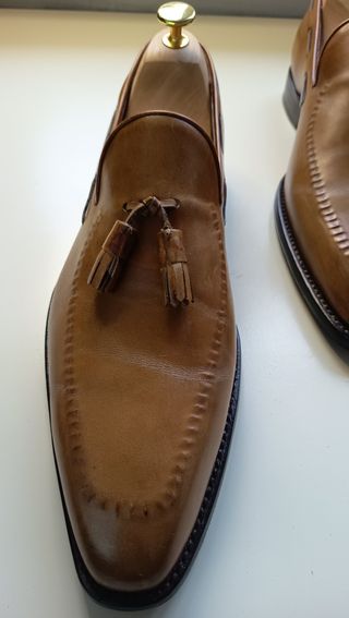 CORDWAINER Mocassini Pelle Marrone Tg. 42