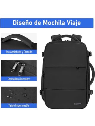 Mochila Viaje Taygeer Cabina Avión 40x30x20