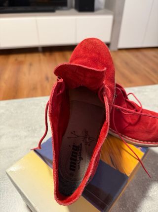 Botines Mustang Rojos