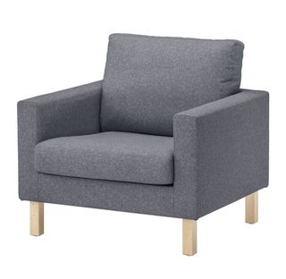 Sillón Ikea gris tela