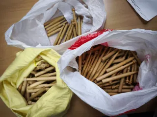 Boixets de fusta i patrons diferents mides