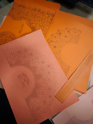 Boixets de fusta i patrons diferents mides