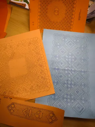 Boixets de fusta i patrons diferents mides