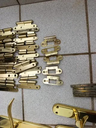 Juego Manivelas Doradas Completas