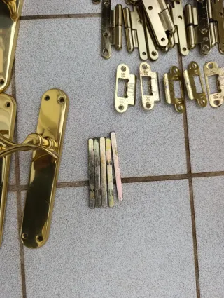 Juego Manivelas Doradas Completas