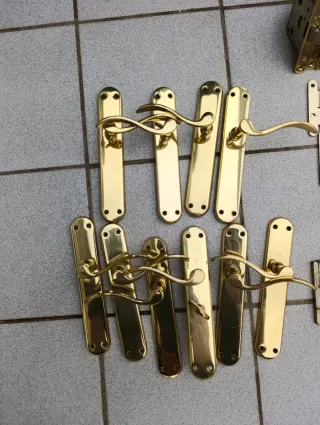 Juego Manivelas Doradas Completas