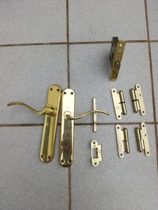 Juego Manivelas Doradas Completas