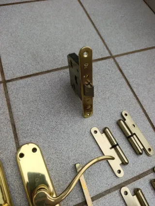 Juego Manivelas Doradas Completas