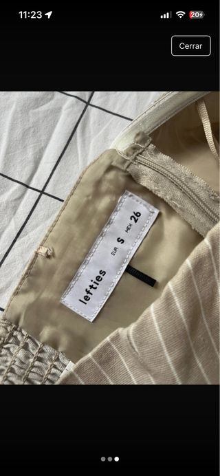 Top bandeau Lefties beige