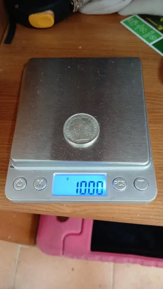 Lote de 10 monedas de plata de 2 francos suizos