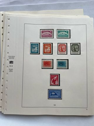 Sellos ONU New York 1951/1964 + 1967/74 Nuevos MNH