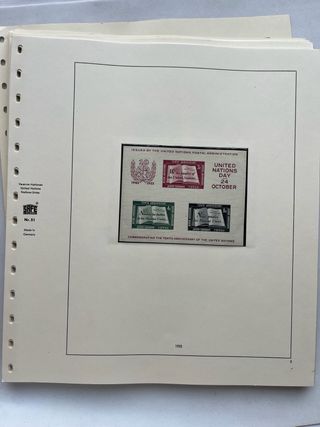 Sellos ONU New York 1951/1964 + 1967/74 Nuevos MNH