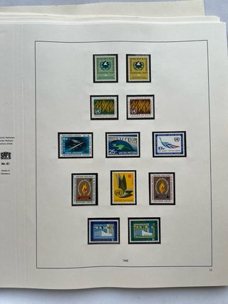 Sellos ONU New York 1951/1964 + 1967/74 Nuevos MNH
