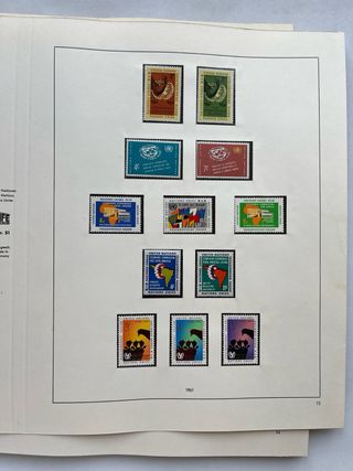 Sellos ONU New York 1951/1964 + 1967/74 Nuevos MNH