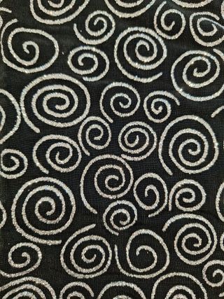 Top negro con purpurina plateada REGALO: pulsera