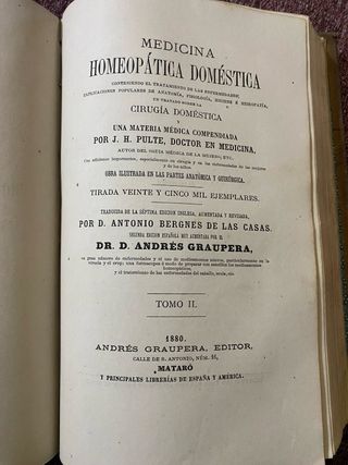 Medicina Homeopática Doméstica