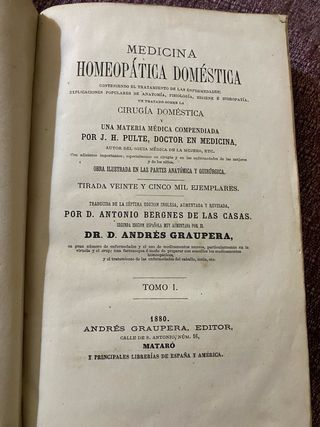 Medicina Homeopática Doméstica