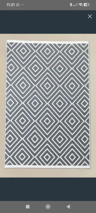 Alfombra de verano para exterior