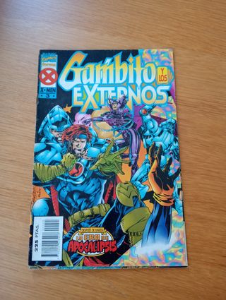 COMPLETA. GAMBITO Y LOS EXTERNOS. 4 EJEMPLARES.