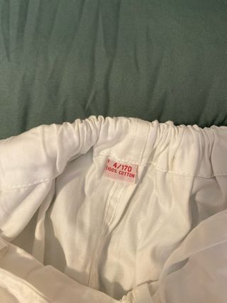 Kimono Judo Blanco Talla M 170cm Algodón