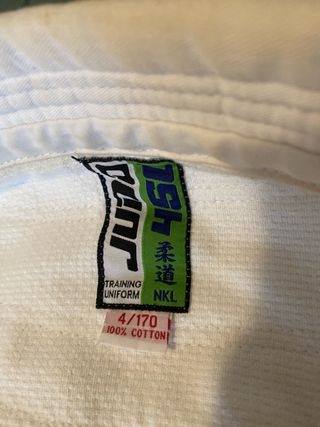 Kimono Judo Blanco Talla M 170cm Algodón